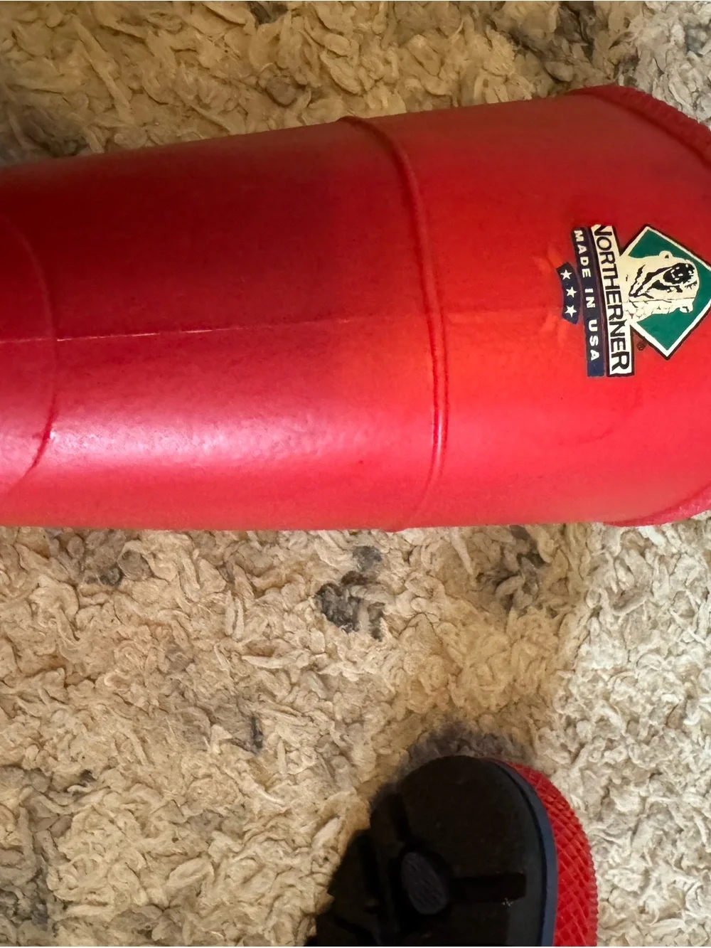 Red mens northerner size 8 Waterproof Rain Boots